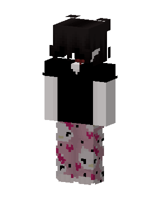 Kitty Pajamas skin, 3D preview