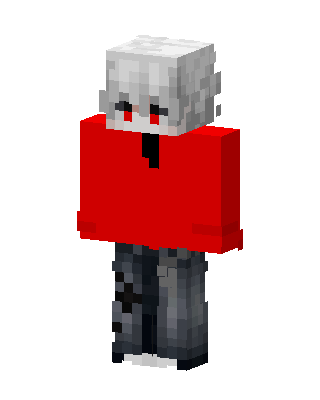 Crimson Hoodie skin, 3D preview