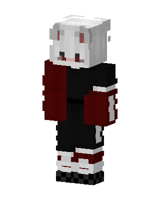 Crimson Bunny skin, 3D preview