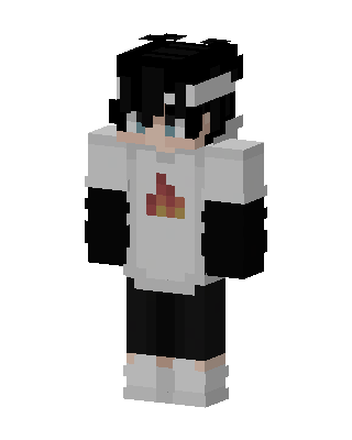 Campfire Hoodie skin, 3D preview