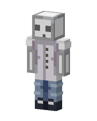 Ghost Doctor skin, 3D preview