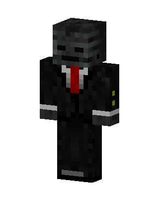Black Suit Boy Minecraft black skin