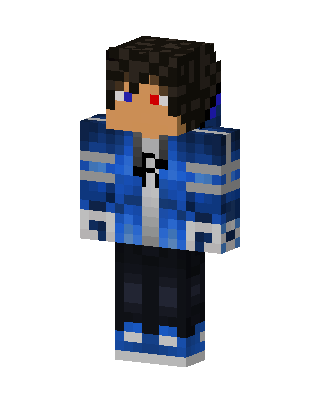Blue Student Boy Minecraft skin
