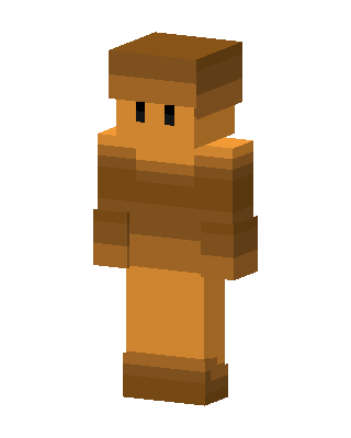 Copper Block Man skin, 3D preview