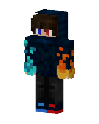 Fire And Ice Minecraft skin
