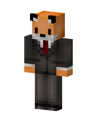 Fox Gentleman skin, 3D preview