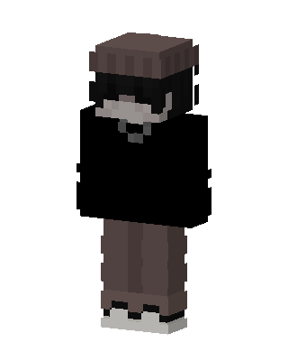 Beanie Hoodie Boy skin, 3D preview