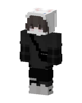 Bunny Hoodie Boy Minecraft e-girl skin