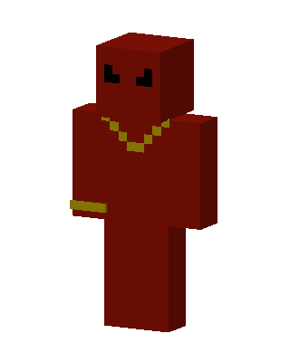 Red Gold Chain skin, 3D preview