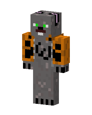 Withered Foxy skin, 3D preview