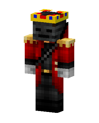 Wither Skeleton King skin, 3D preview