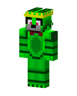 Green Animatronic Bear Minecraft skin