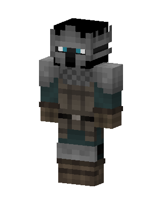 Iron Warden skin, 3D preview