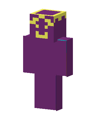 Purple Royal skin, 3D preview