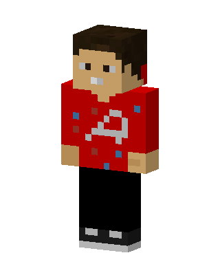 Red Player Boy skin, 3D preview