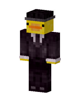Duck In Suit skin, 3D preview