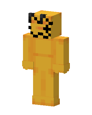 Golden Tiger Minecraft skin
