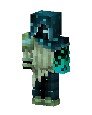 Warden Hood Minecraft skin