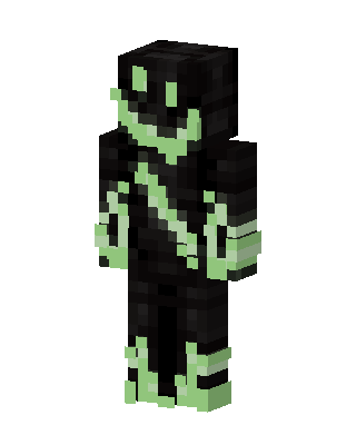 Black Ninja Boy skin, 3D preview