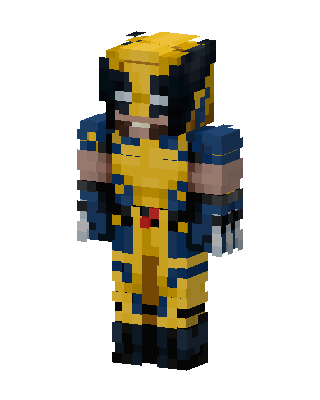 Wolverine skin, 3D preview