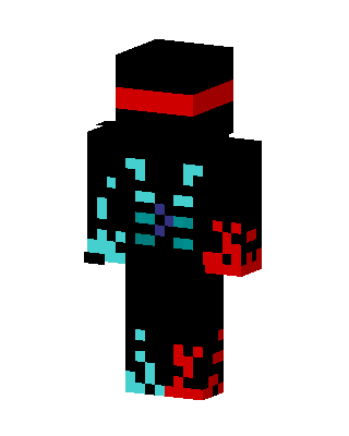 Crimson Cyan Shadow skin, 3D preview
