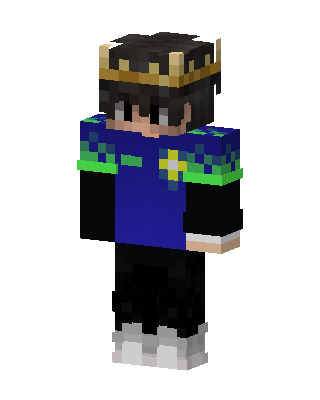 Crowned Earth Hoodie skin, 3D preview
