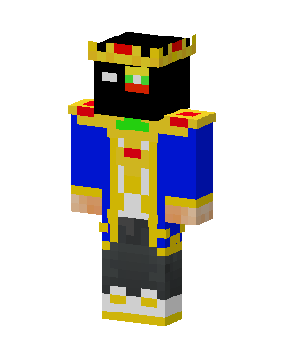 Royal Enderman King skin, 3D preview