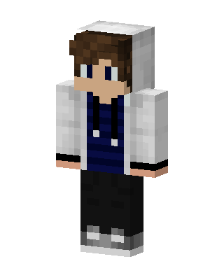 White Student Boy Minecraft white skin