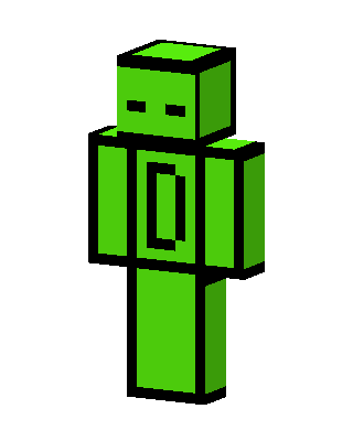 Green Robot skin, 3D preview