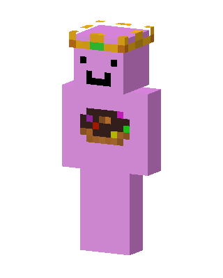 Crowned Donut Buddy Minecraft skin