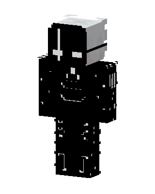 Black Villain Boy skin, 3D preview