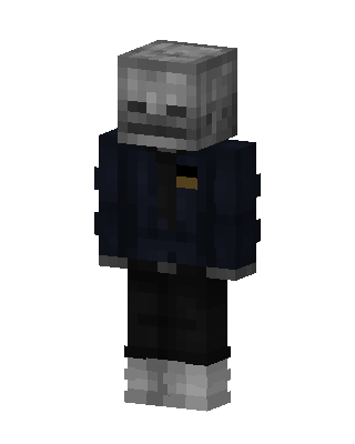 Skeleton Suit skin, 3D preview