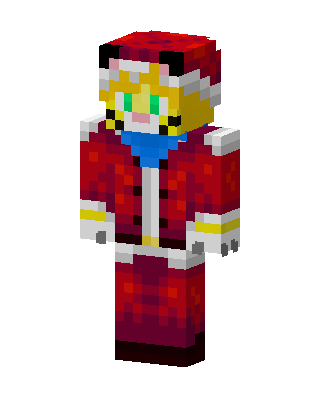 Santa Cat Minecraft skin