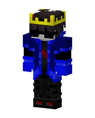 Blue King Minecraft skin