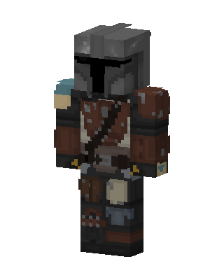 The Mandalorian Minecraft skin