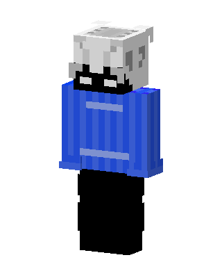 Gaster Sans skin, 3D preview