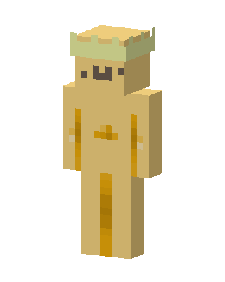 Golden Sand King skin, 3D preview