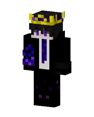 Black King Minecraft skin