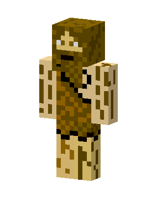 Gold Mob Boy skin, 3D preview