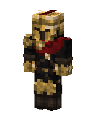 Golden Spartan Minecraft skin