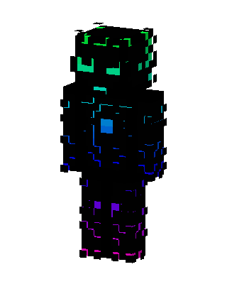 Neon Circuit skin, 3D preview